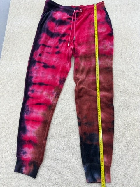 Juicy Couture Pink Tie Dye Velour Sweatpants Size M Y2K