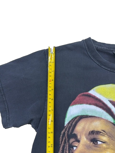 Zouari Ali Unisex Navy Reggae Cotton T-Shirt Size M