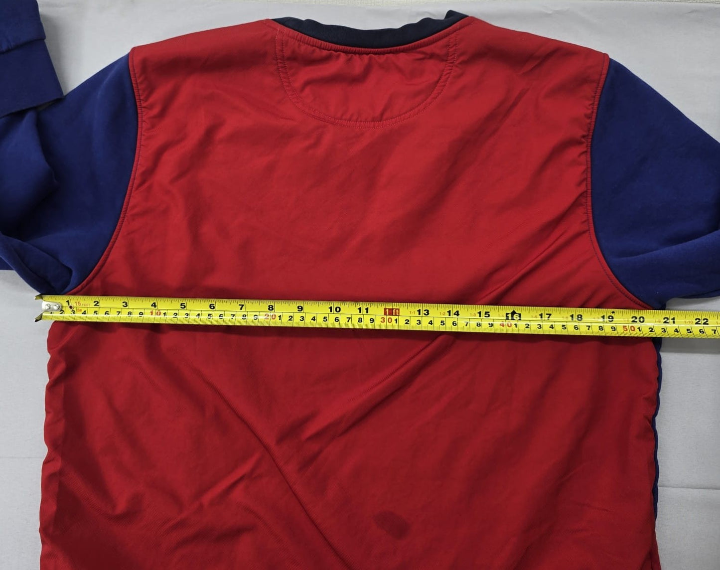 Lacoste Men's Multicolor Crewneck Fleece Sweatshirt Size M