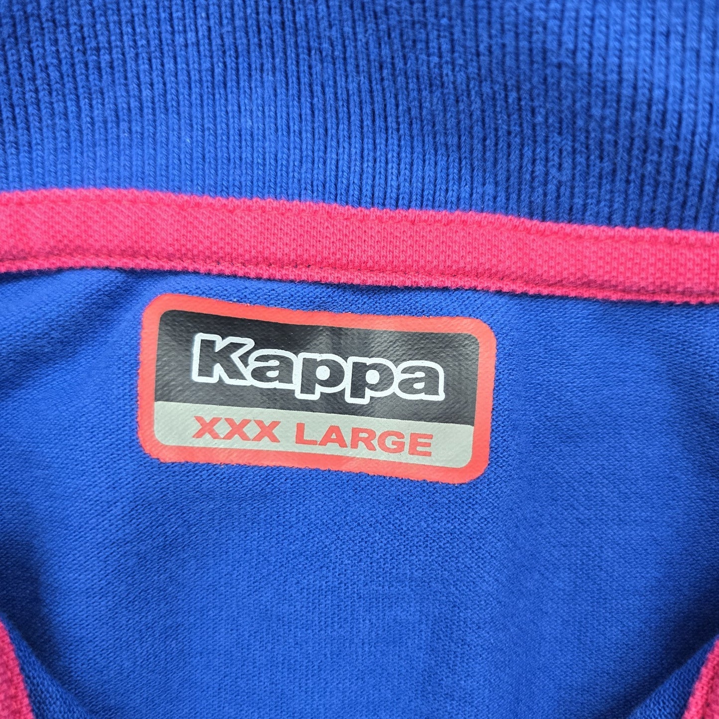 Kappa Men's Navy Blue Short Sleeve Polo Shirt XXXL Cotton