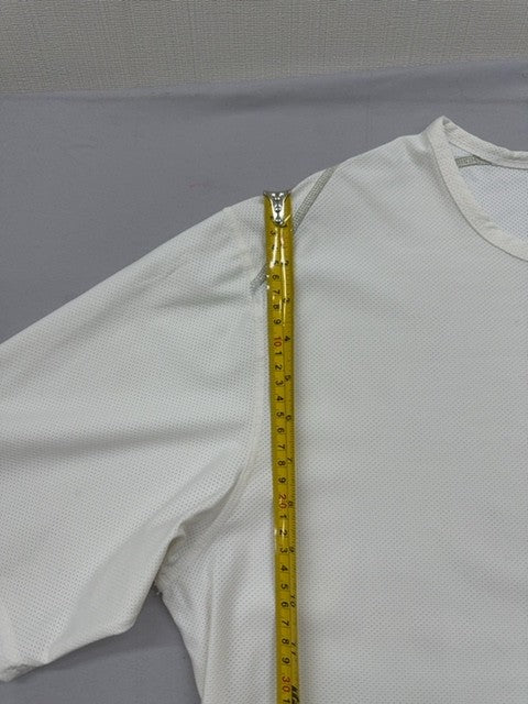 Nike Men's White Dri-FIT Fitness T-Shirt Size L