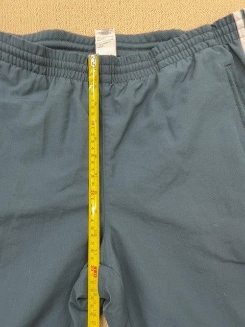 Adidas Men's Navy Track Pants M Tapered 3-Stripes Zipped Pockets