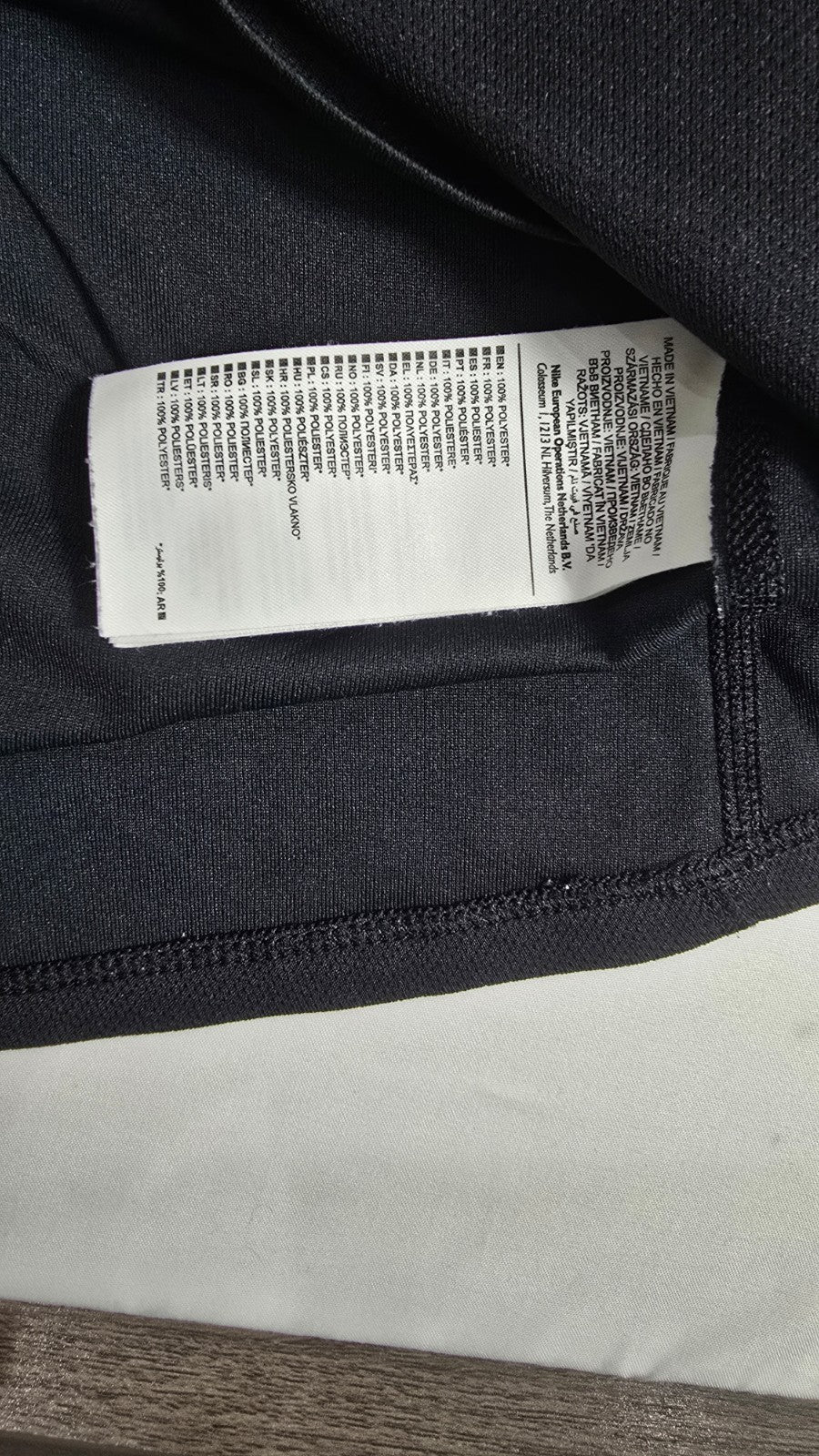 Nike Dri-FIT Men's Medium Black Running Training Athletic Short Sleeve T-Shirt