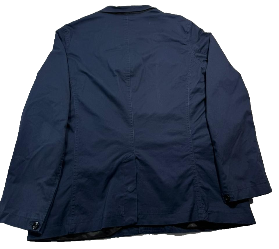 G-Star Raw Men�S Blue Button Front Jacket Coat Size Xl