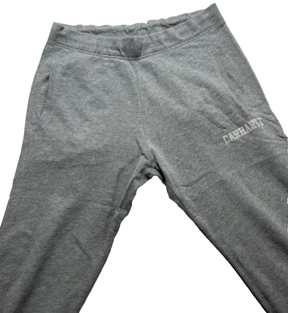 Carhartt Wip College Sweat Pant Dark Grey Heather & White S