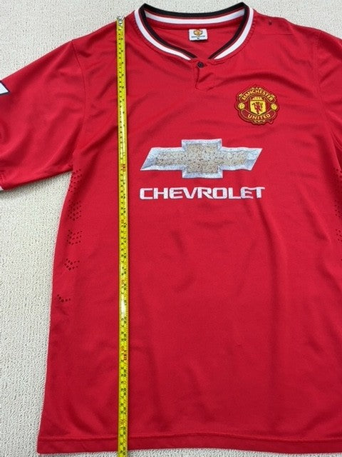 Adidas Red XL Men's Short Sleeve Sports Jersey 100% Polyester