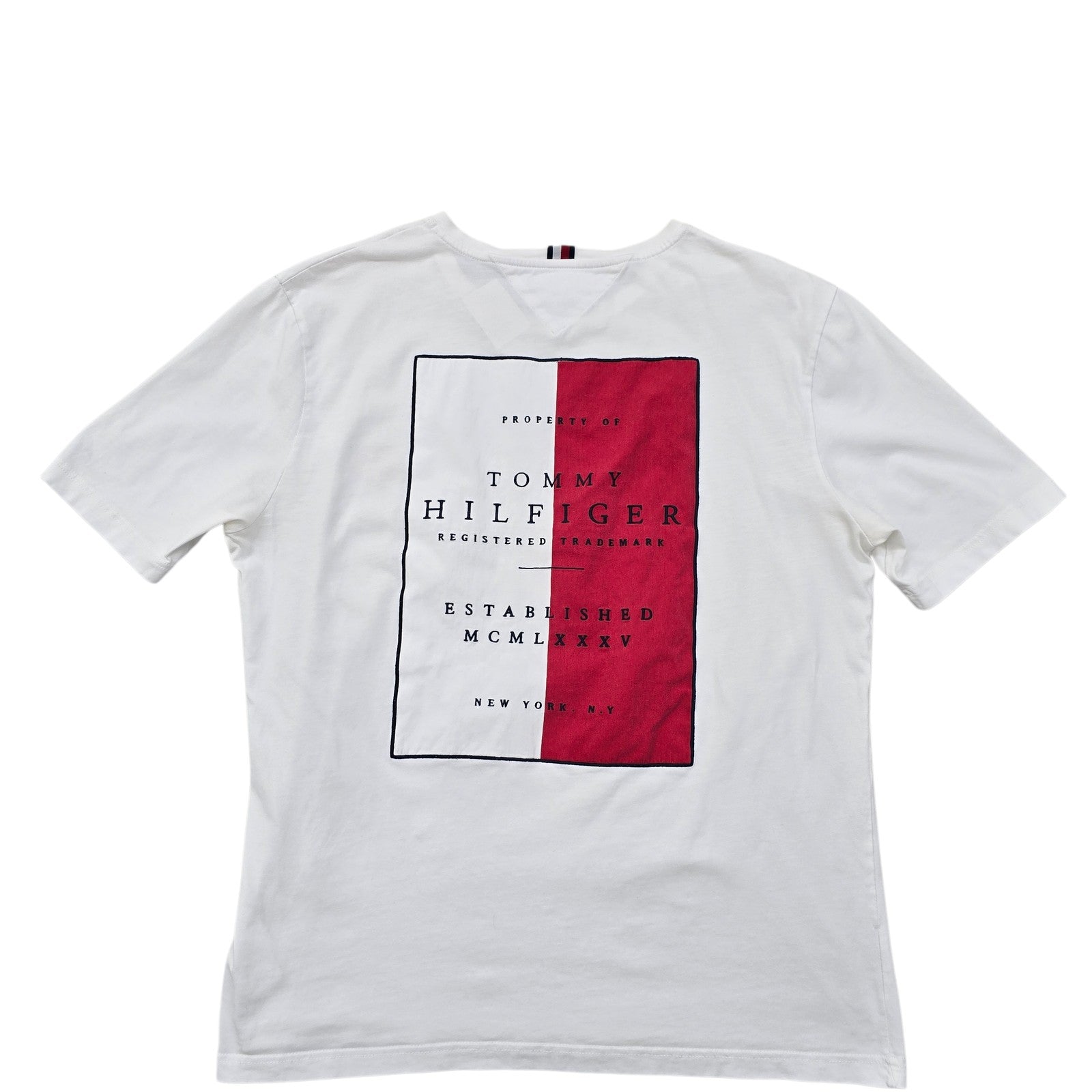 Tommy Hilfiger Men White T-Shirt size XXL product image 2