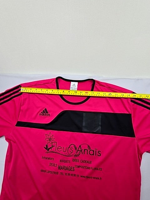 Adidas Pink Jersey Short Sleeve Crew Neck XL Unisex Adult