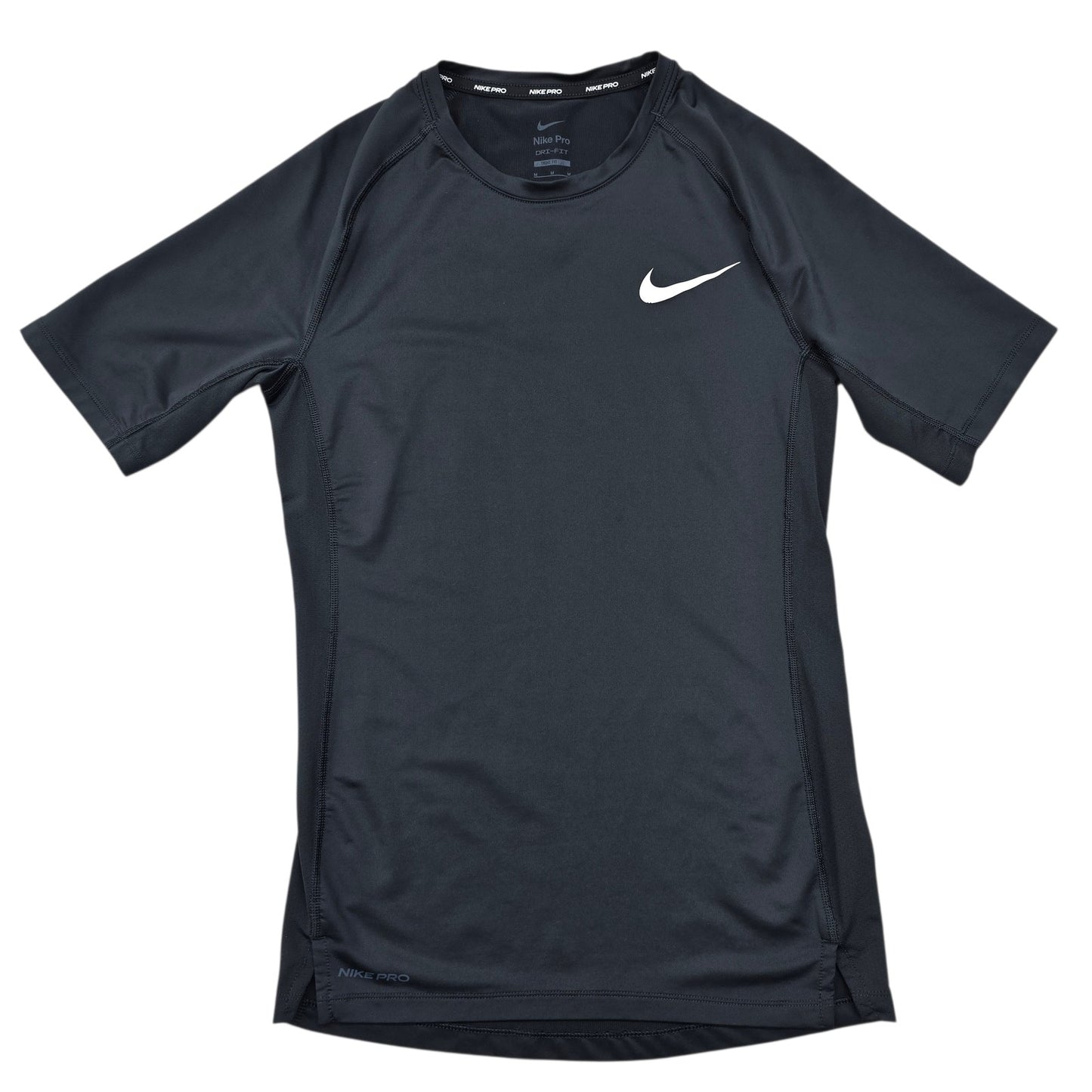Nike Men's Pro Dri-FIT Black Slim Fit T-Shirt Size M
