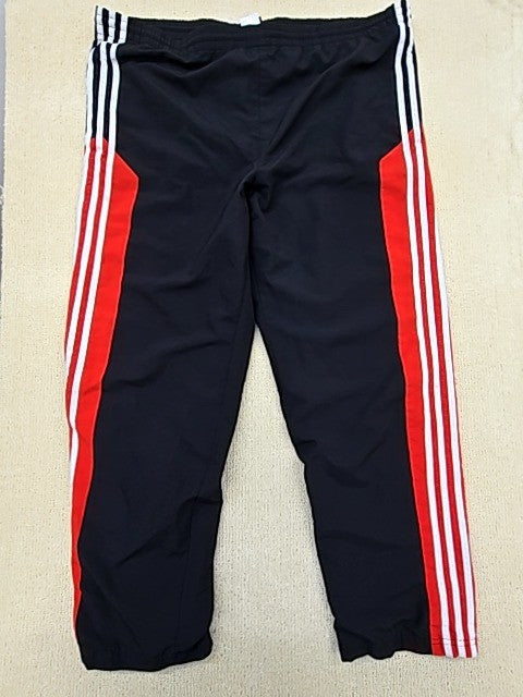 Adidas Men's Black 3-Stripe Track Jogging Pants L Regular Fit