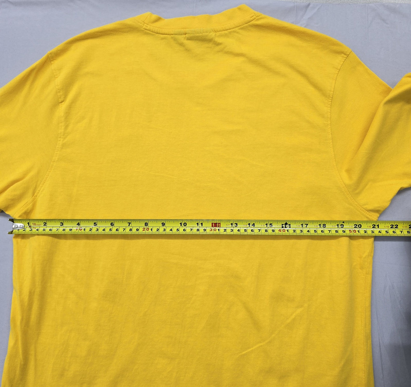 Fila Men's Yellow Athletic Fit Short Sleeve Logo T-Shirt XL