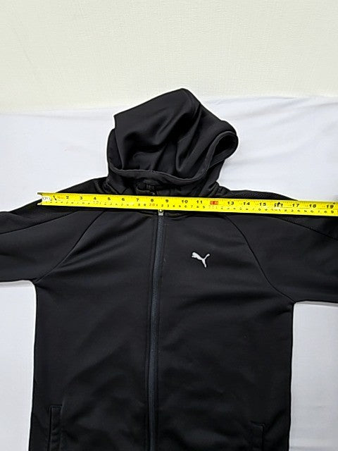 Puma Men's Black Full Zip Hoodie XL Long Sleeve Pockets