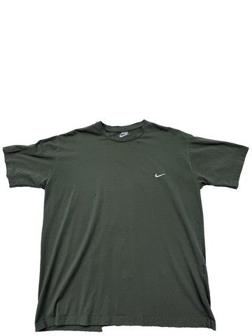 Nike Green Oversized Short Sleeve Cotton T-Shirt S Unisex
