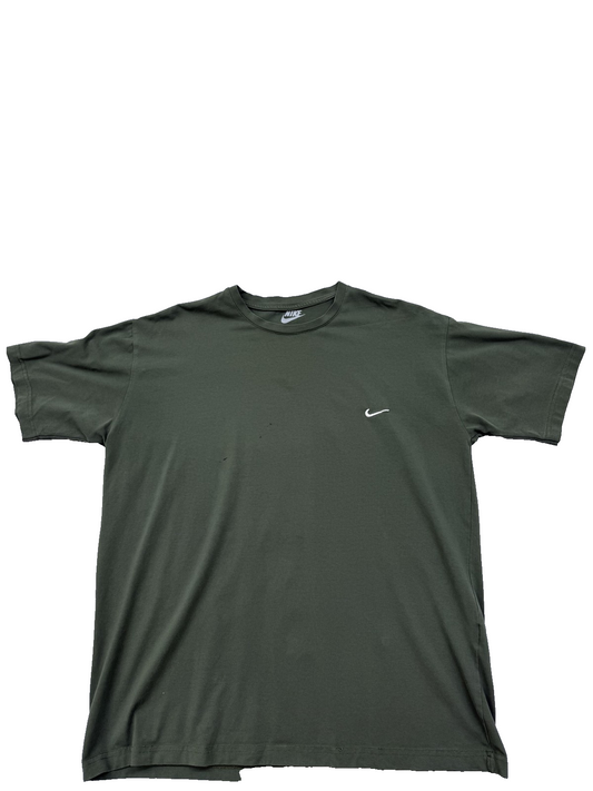 Nike Unisex Green T-Shirt – Size S, Oversized, Short Sleeve