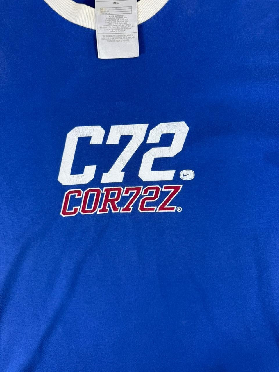 Nike Men's Blue Graphic T-Shirt Size XL C72 COR72Z Crew Neck