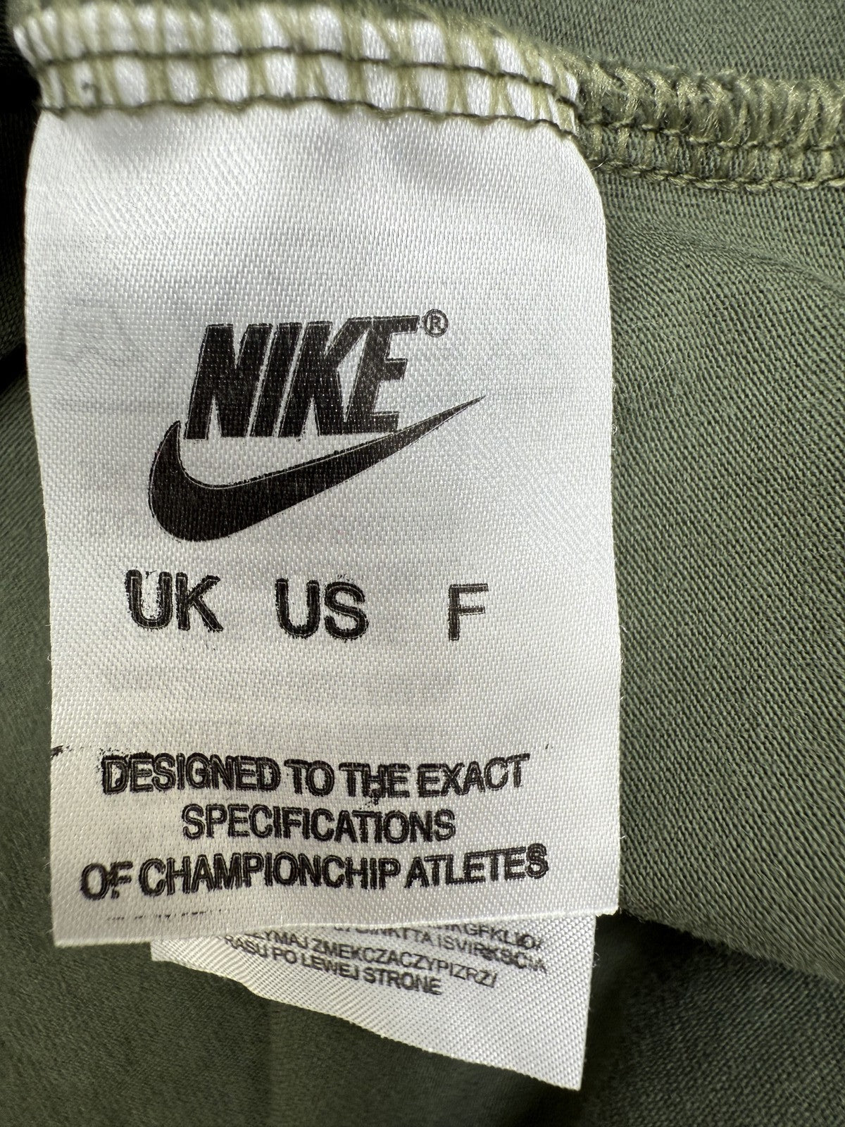 Nike Green Oversized Short Sleeve Cotton T-Shirt S Unisex
