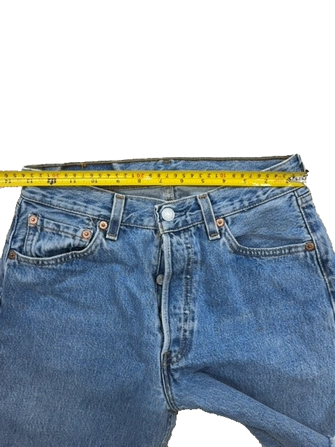 Levi's Men's 501 Medium Blue Shorts W29 L34 Vintage