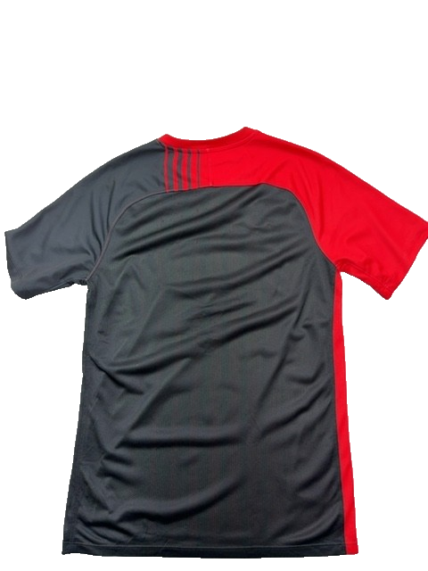 Nike Striped Division Dri-FIT Red/Black V-Neck Jersey M Slim Fit