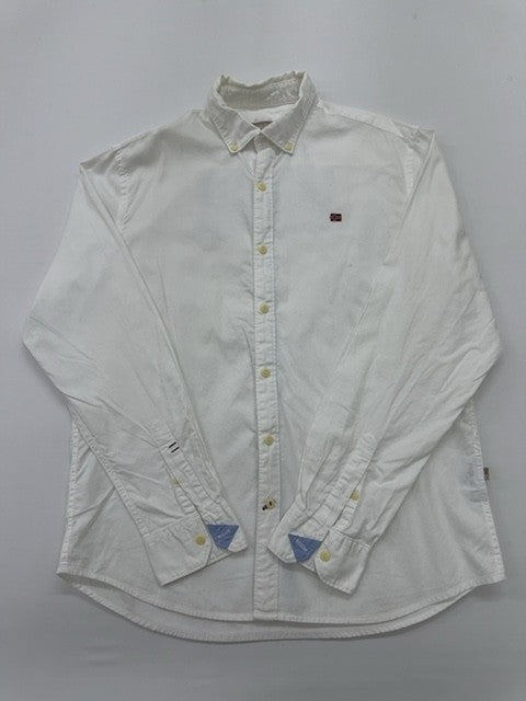 Napapijri Boys White Shirt size M product image 1