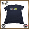 Marvel Men's Black T-Shirt – Size XL, Crewneck X-Large 100 crewneck, Graphic