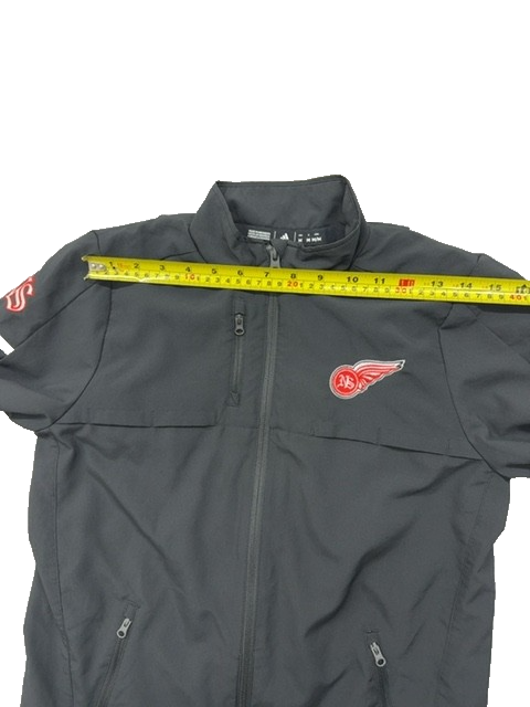 Adidas Detroit Red Wings Track Jacket Men's M Black Full-Zip