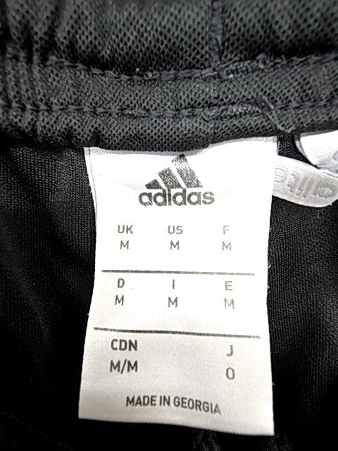 Adidas Men's Black 3 Stripes Shorts Size M Regular Fit Pockets