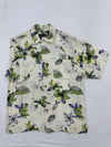 Winner Mate Men's Cream Floral Vintage Shirt Size M