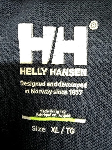 Helly Hansen Men's Navy Crew Polo XL Short Sleeve Organic Cotton