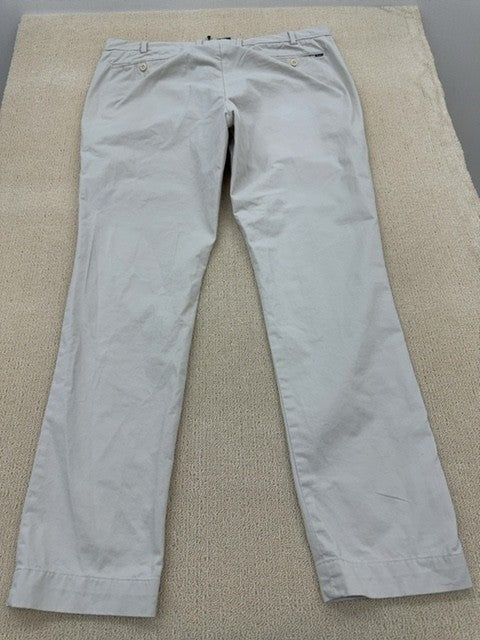 Polo Ralph Lauren Men's Grey Stretch Slim Chino Pants Cotton