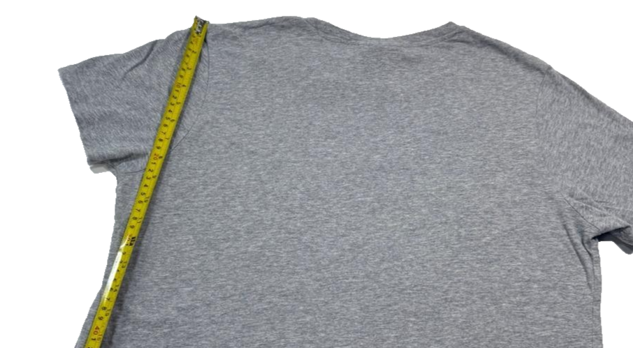 Marvel Captain America Super Hero Dad T-Shirt Grey Short Sleeve Crew Neck Size L