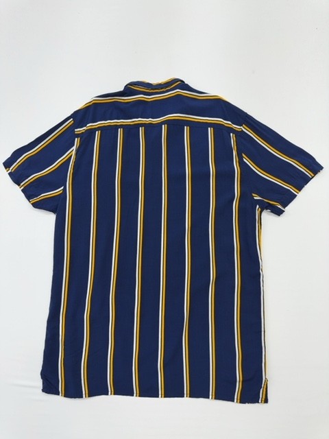 FSbN Men's Blue Striped Slim Fit Button-Up Shirt Size L Slim Fit