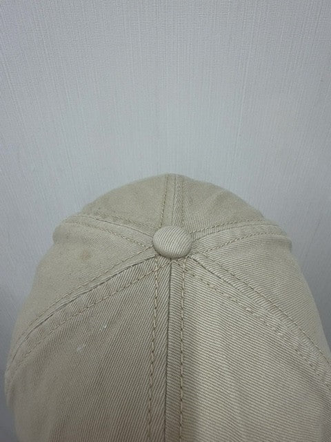 GANT Men Beige Baseball Cap Stru 100% Cotton Size One Adjustable Strapback