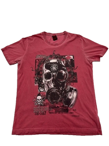 Scorpion Bay Men's Red Nuclear Graphic T-Shirt Regular Cotton NWT