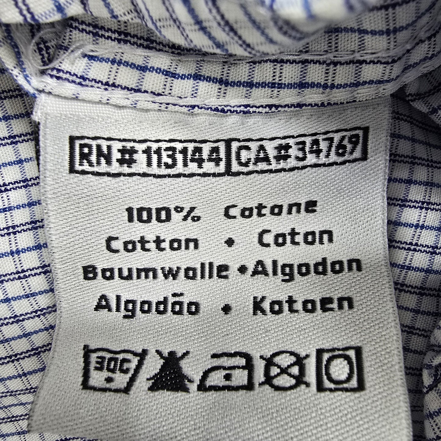 Robb Di Kappa Men Blue Shirt size M product image 4