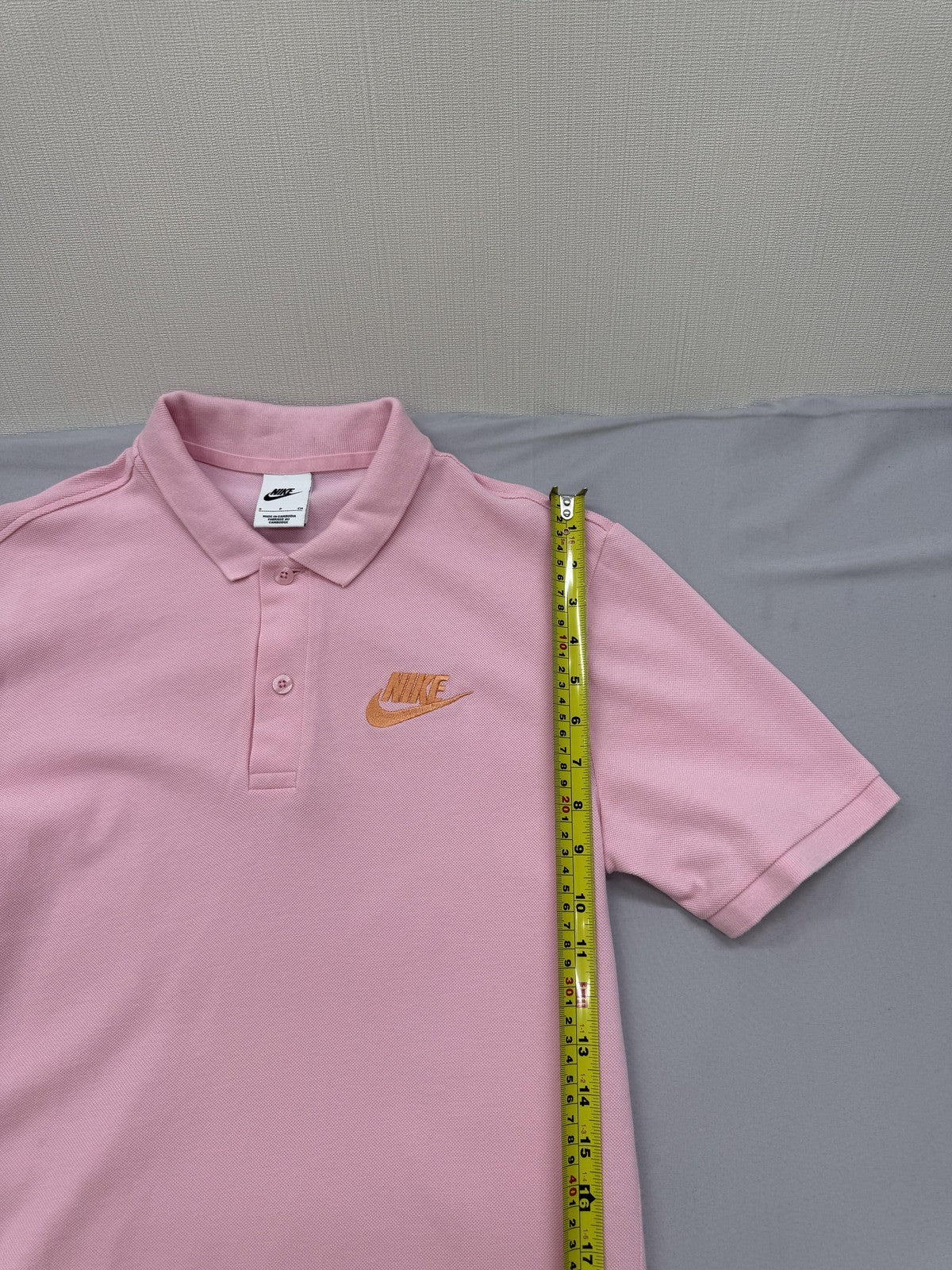 Nike Men Pink Polo Shirt size S product image 7