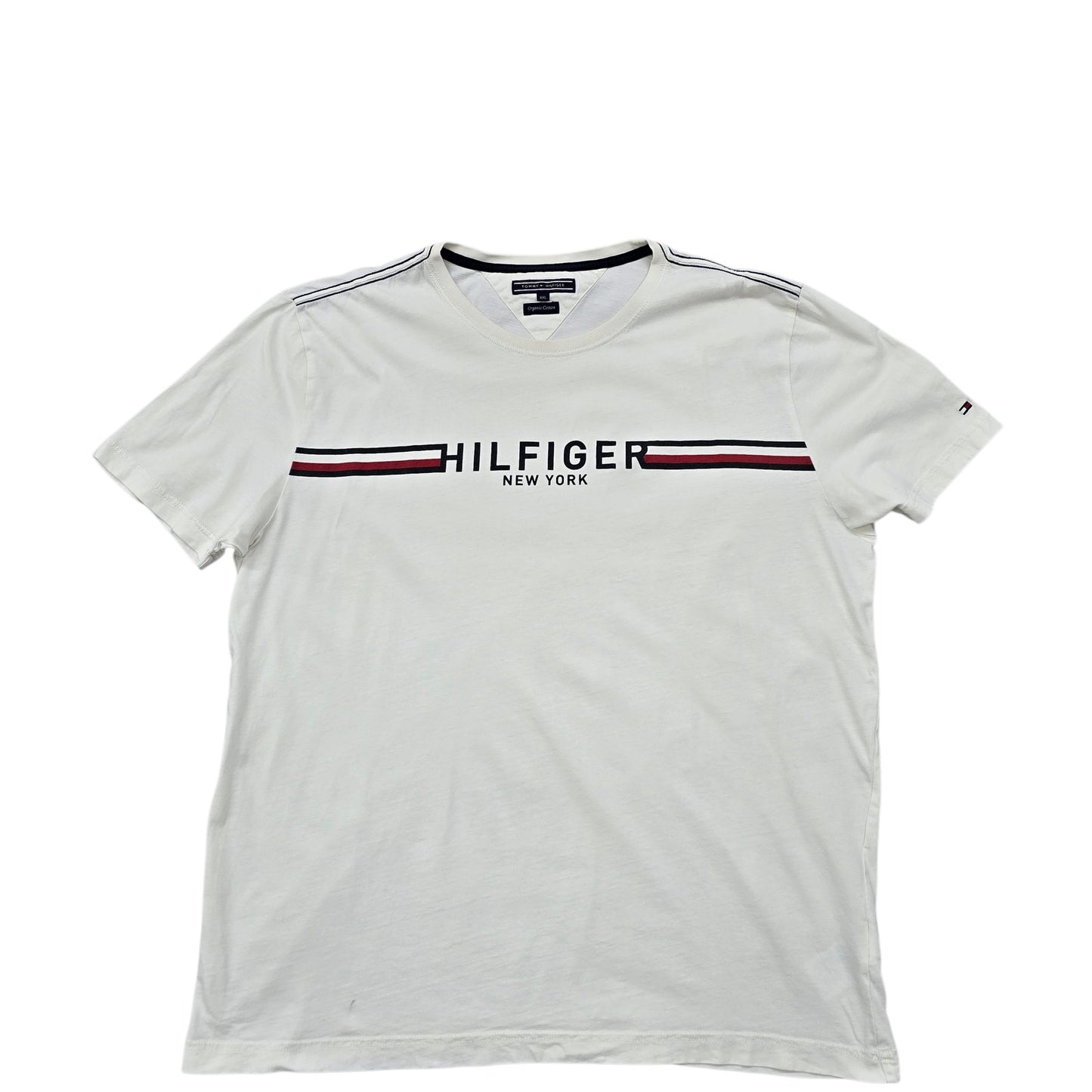 Tommy Hilfiger Men White T-Shirt size XXL product image 1