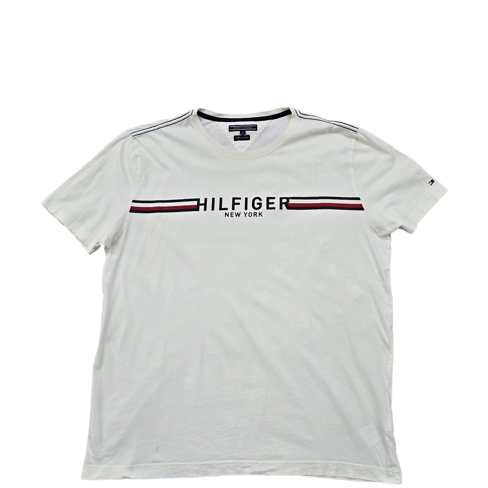 Tommy Hilfiger Men White T-Shirt size XXL product image 1