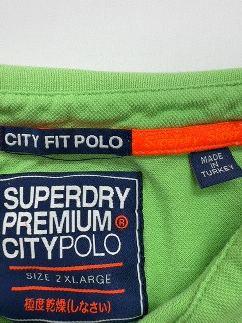 Superdry Men Green Polo Shirt size 2XL product image 4