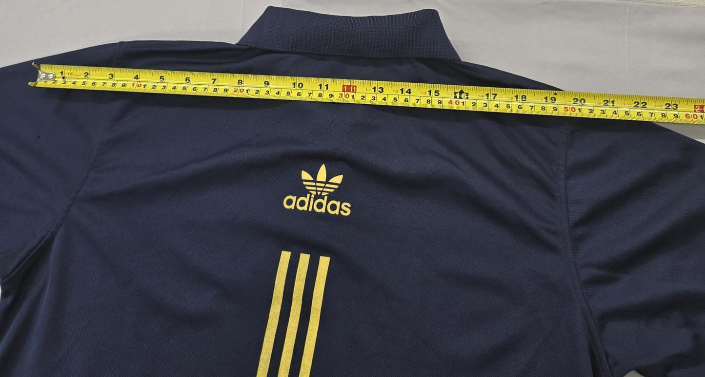 Adidas Men's Navy Polo Shirt XL Short Sleeve Button-Down