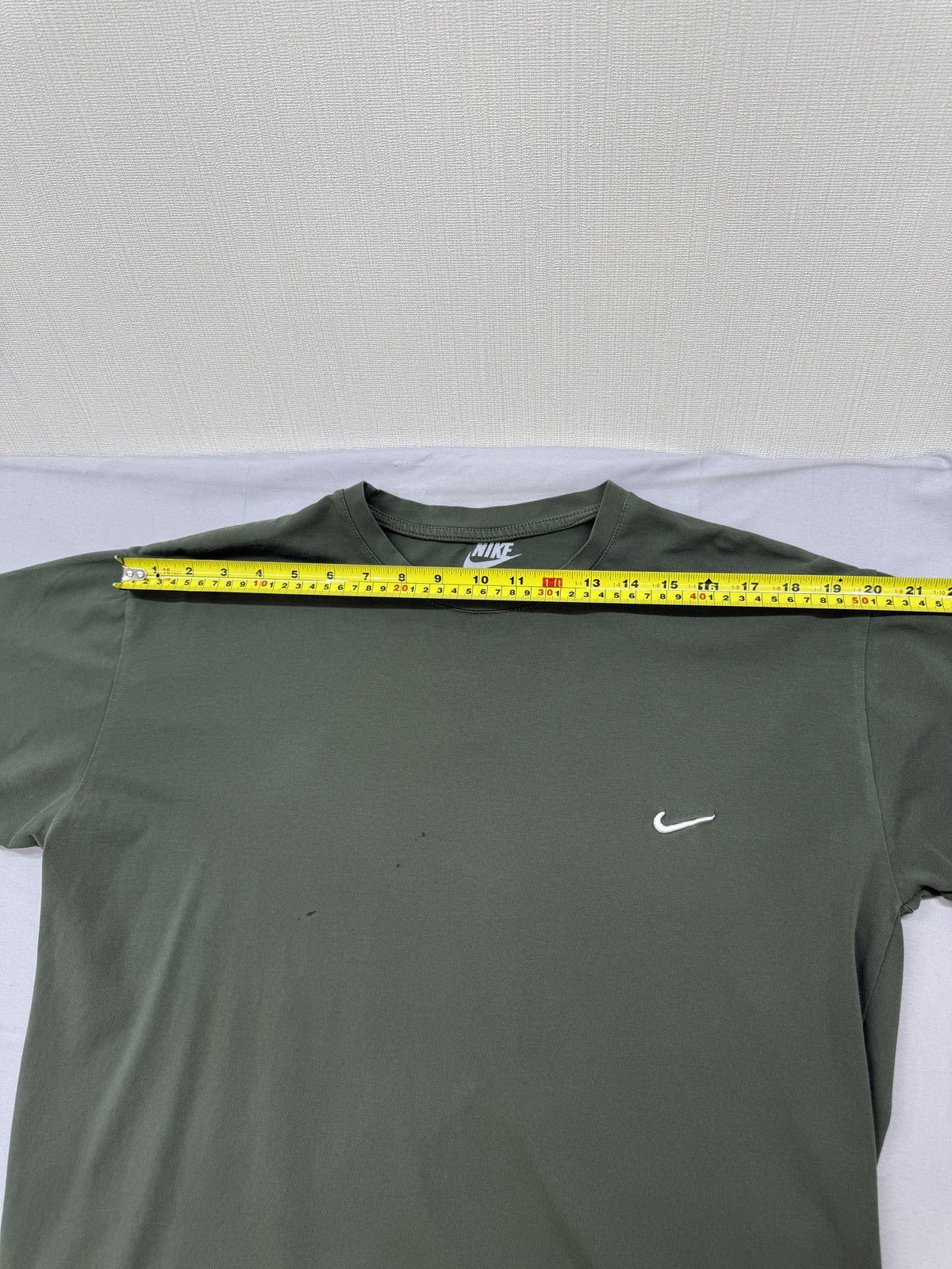 Nike Green Oversized Short Sleeve Cotton T-Shirt S Unisex