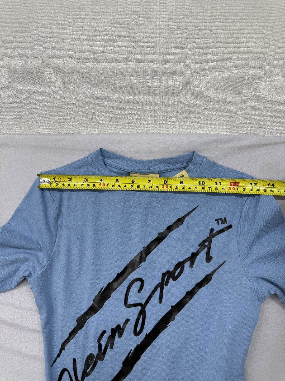 Plein Sport Women's Sky Blue Long Sleeve Quick-Dry Bodysuit S