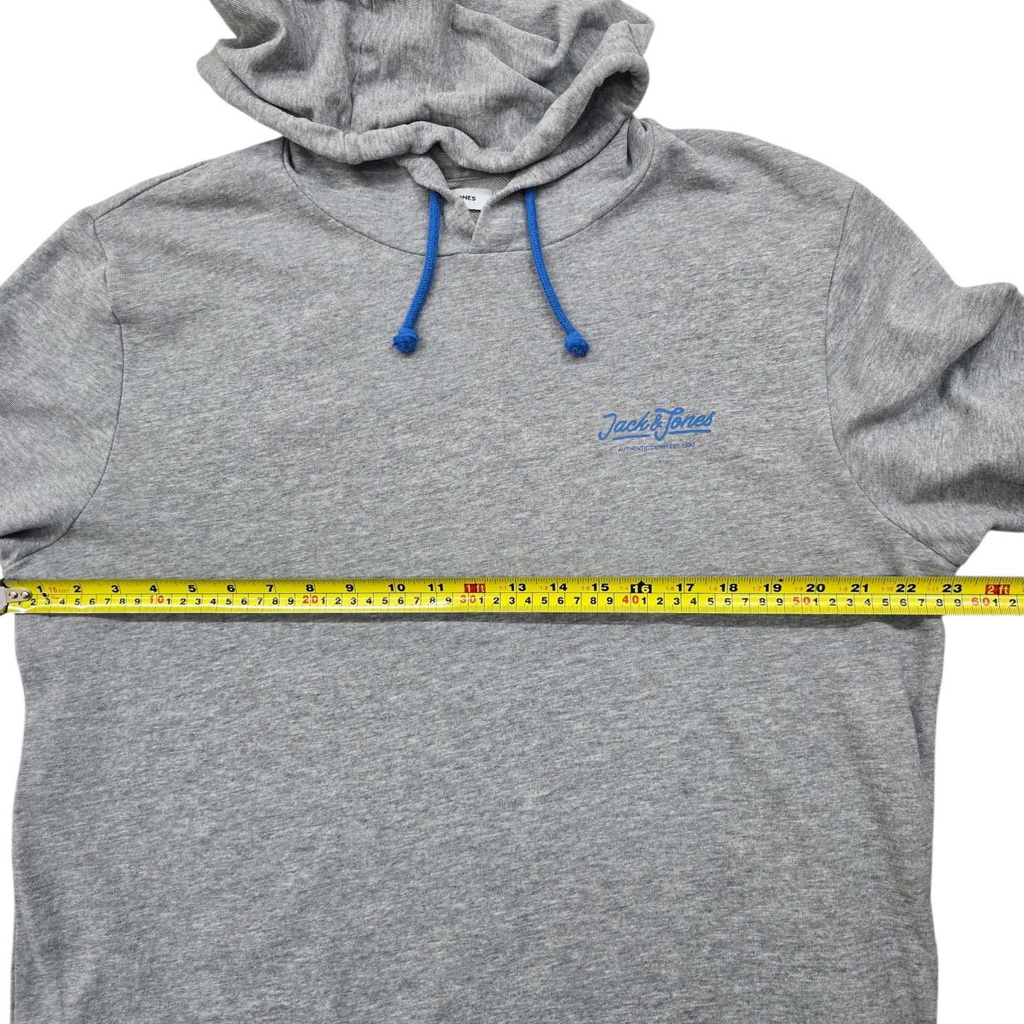 Jack & Jones Men Gray Hoodie size XL product image 7