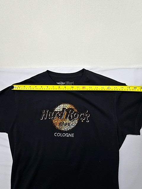 Hard Rock Cafe Women's Black XL Cotton T-Shirt Short Sleeve Crewneck