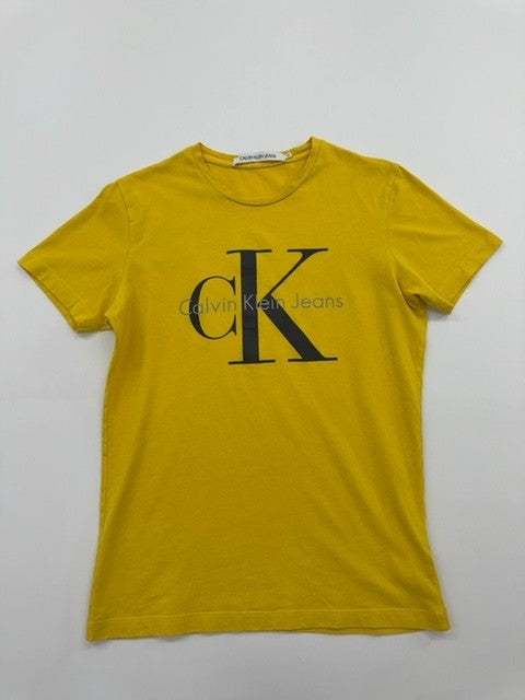 Calvin Klein Jeans Boys Yellow T-Shirt size XS product image 1