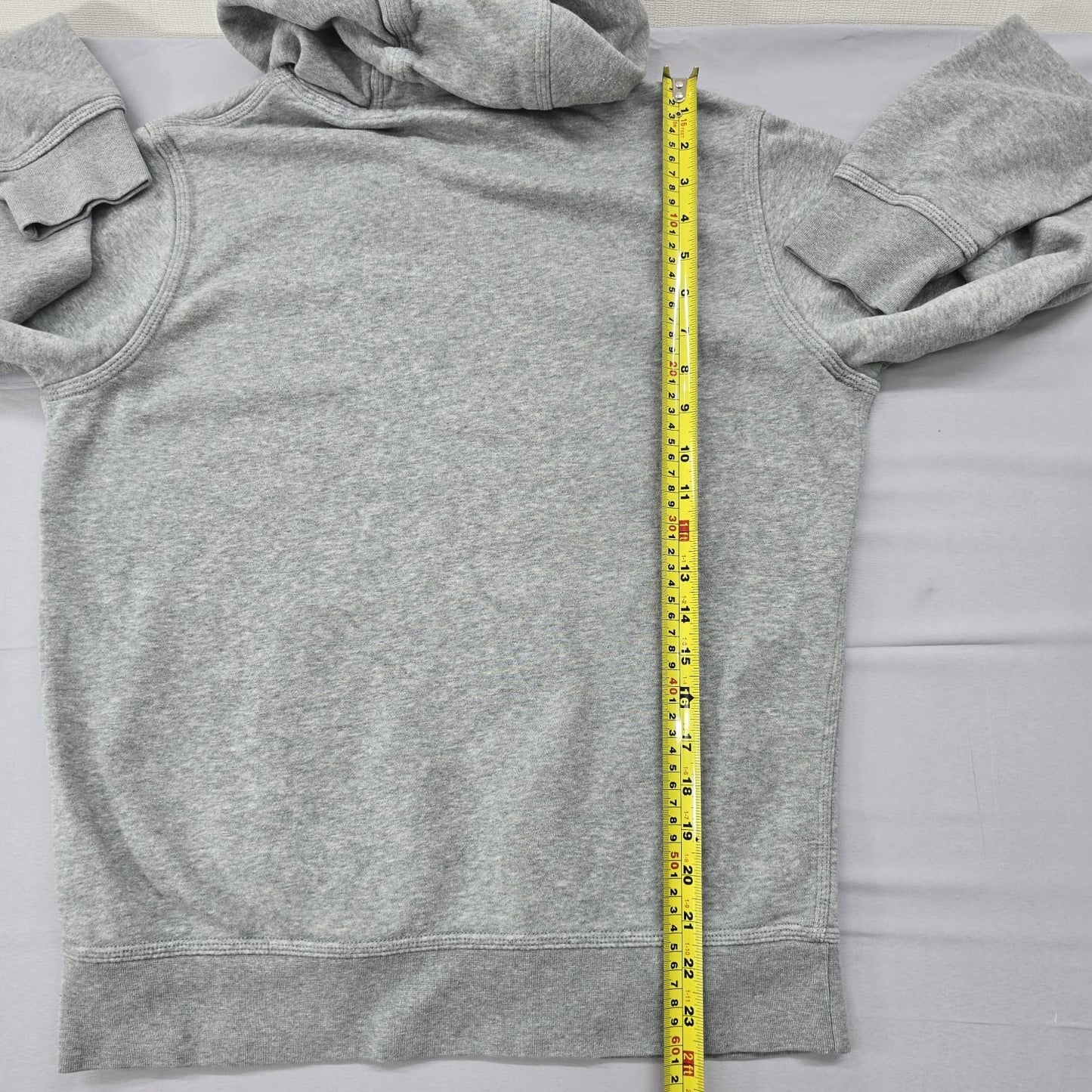 Nike Men's Grey Fleece Pullover Hoodie Size M