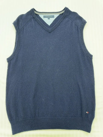 Tommy Hilfiger Men's Navy V-Neck Sweater Vest Size M