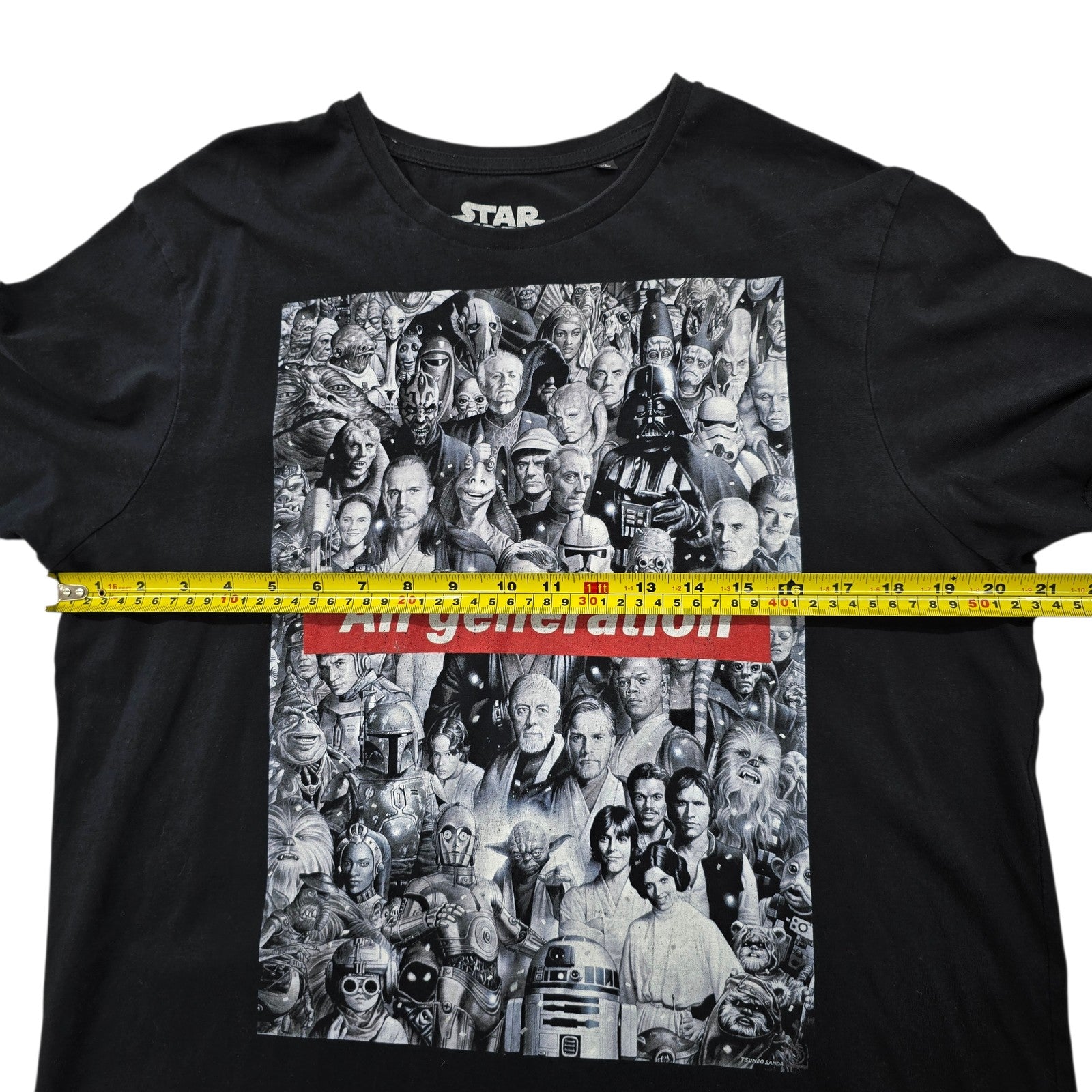 Star Wars Men Black T-Shirt size XL product image 8