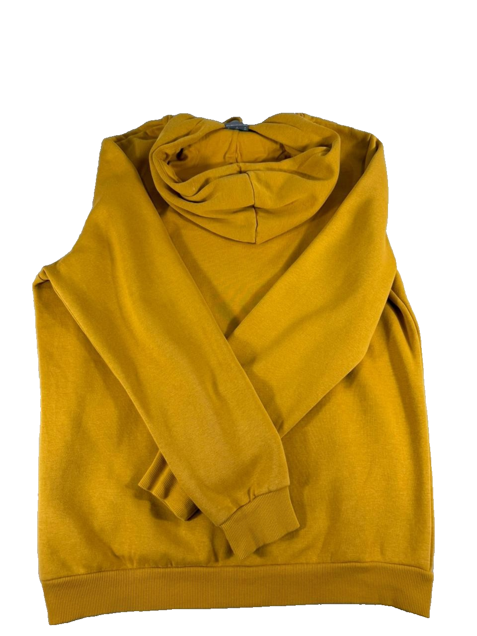 Puma Men’s Yellow Pullover Hoodie Fleece Lined Casual Sweatshirt Size M