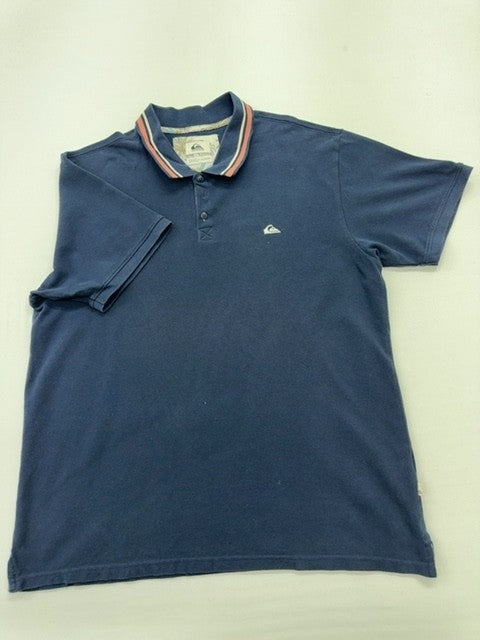 Quiksilver Boys Navy Polo Shirt size XL product image 1