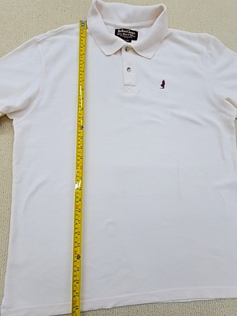 Marlboro Classics Men's White Polo Shirt XL Cotton Short Sleeve